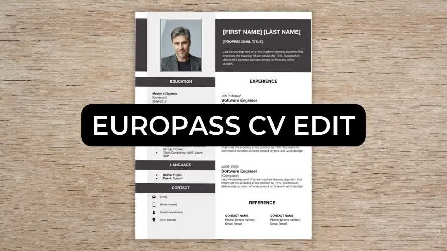 Europass CV Edit